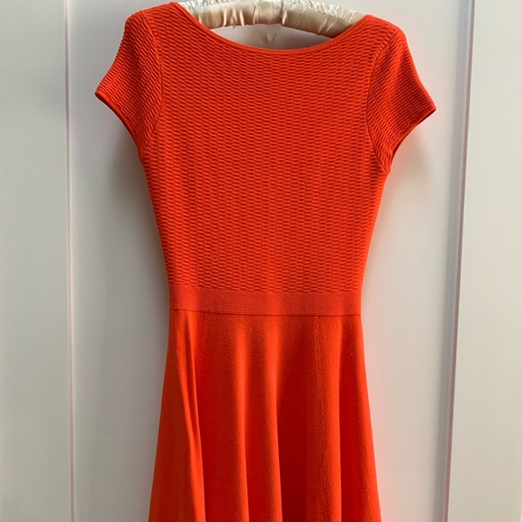Autumn Cashmere tangerine fit and flare dress - Picture 3 of 5